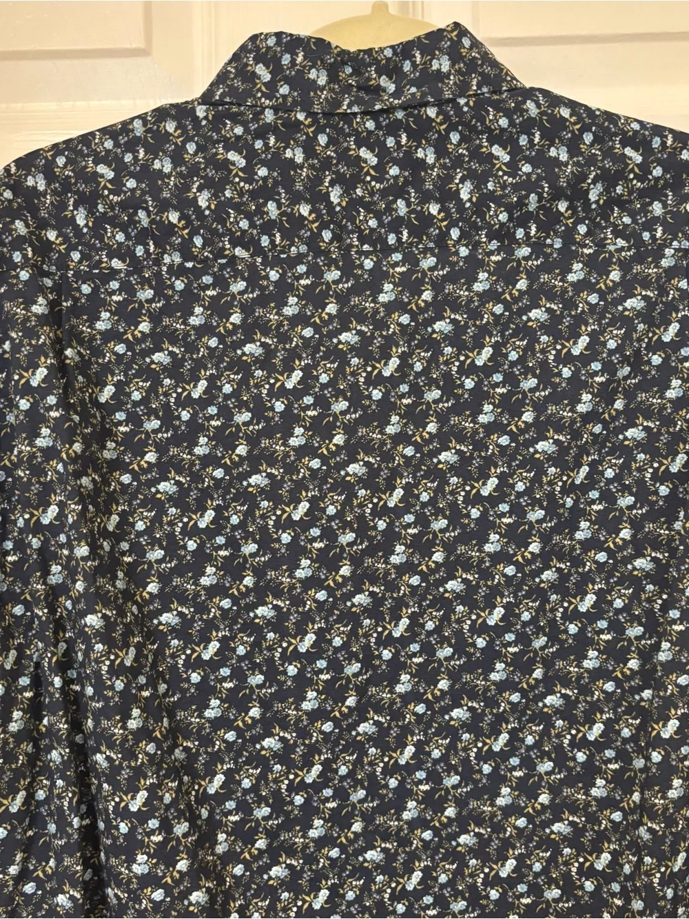 NWT J. Crew Navy Floral Button-Down Shirt